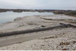 Photo Textures of Background Gravel Mining